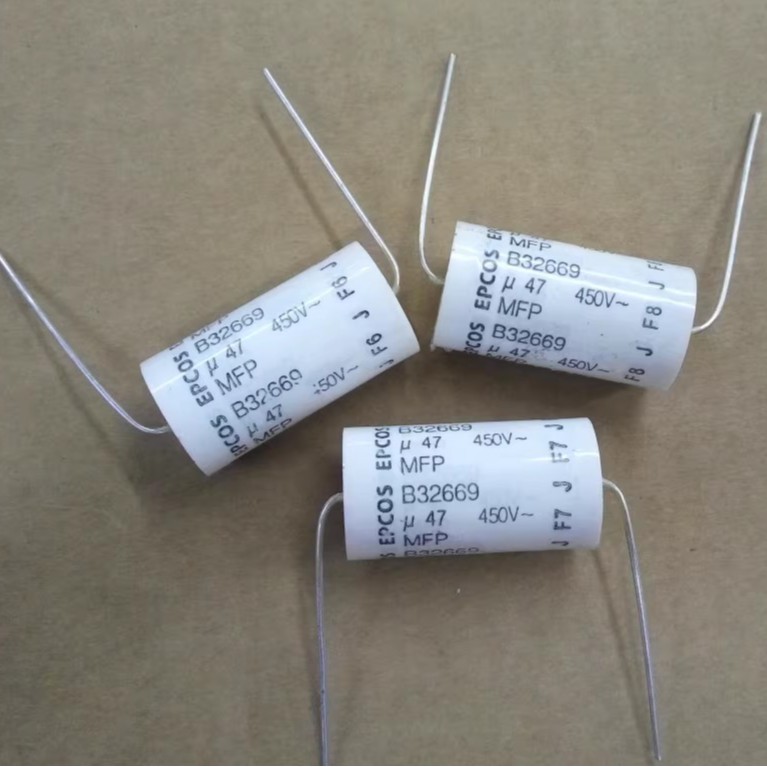 EPCOS电容450V0.47UF 450VAC交流电压474德国西门子轴向铜脚电容