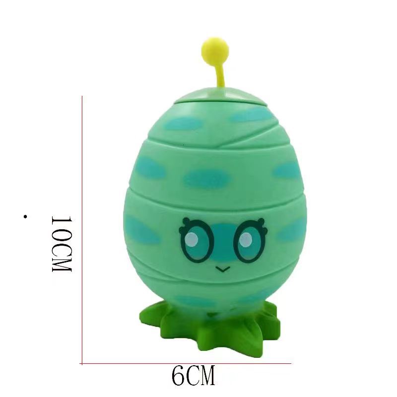 Plants vs. Zombies mecánicos genuinos a granel Gatling Pea Shooter catapulta vinilo juguete malvado dragón pequeño fantasma