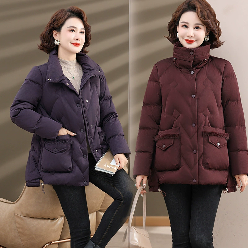 Толстая мама зимний пуховик