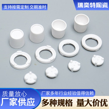 氧化铝陶瓷坩埚 99瓷95瓷陶瓷杯帽实验室用耐高温圆柱形刚玉坩埚