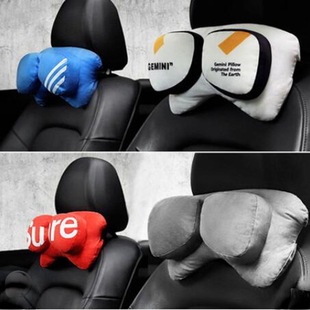 Car double headrest children's cartoon car neck pillow car supplies creative car memory foam car pillow Universal