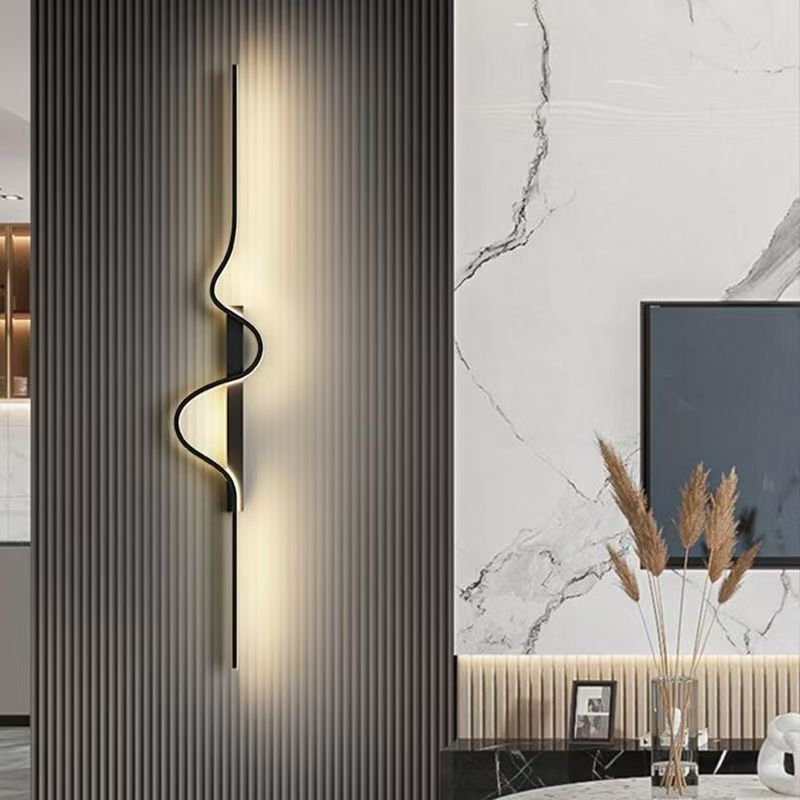 Modern Minimalist Creative Line Wall Lamp Designer Creative Minimalist Bathroom Background Wall Bedroom Bedside Lamp Modern Minimalist Creative Line Wall Lamp Designer Creative Minimalist Bathroom Background Wall Bedroom Bedside Lamp