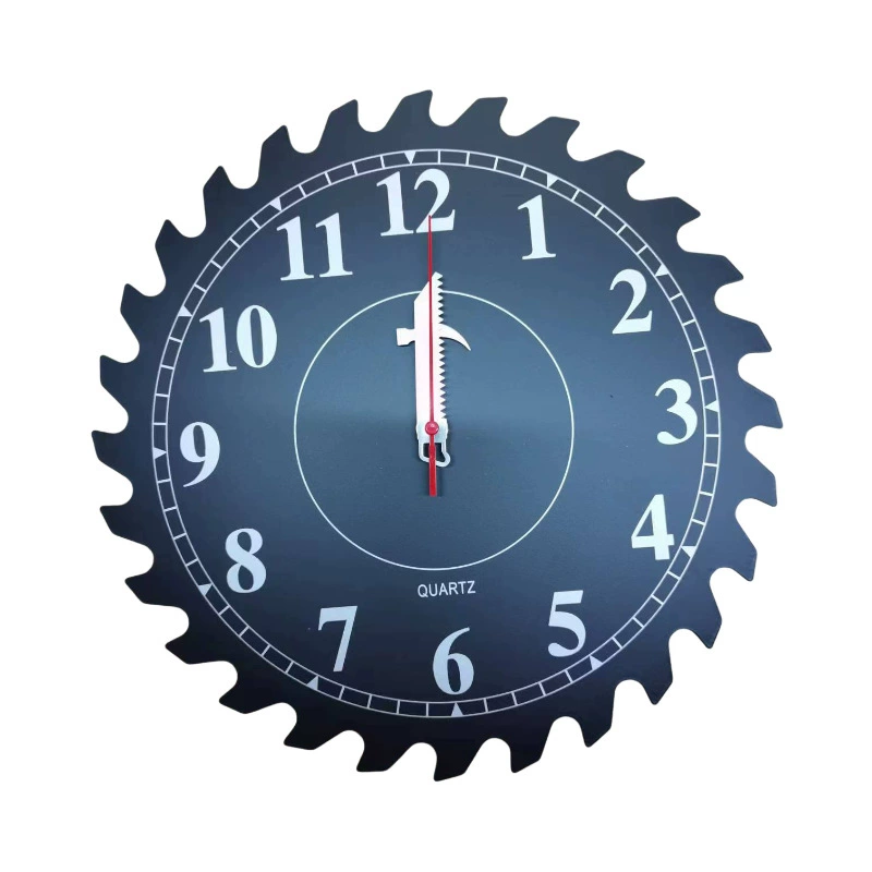 Оптовая и розничная продажа креативных настенных часов из металла с зубчатым механизмом, популярные в скандинавских странах тихие металлические часы для домашнего декора, хит продаж в трансграничной электронной торговле.