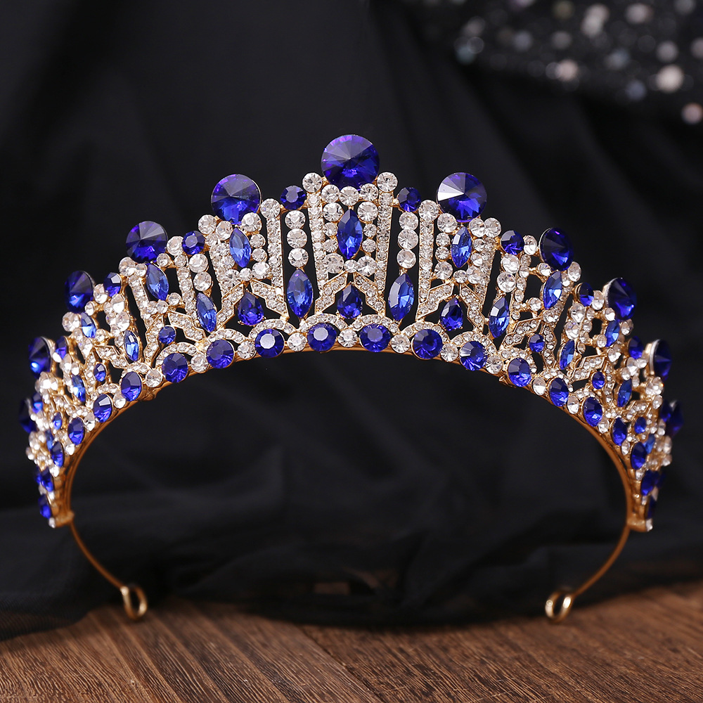 Bridal Shiny Women's Solid Color Alloy Rhinestone Diamond Crown display picture 7