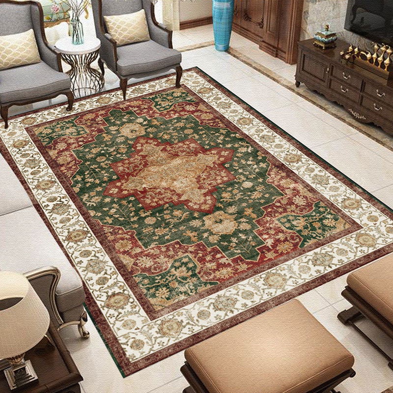 Turkish retro style carpet Persian American retro living room sofa coffee table carpet home bedroom bedside floor mat