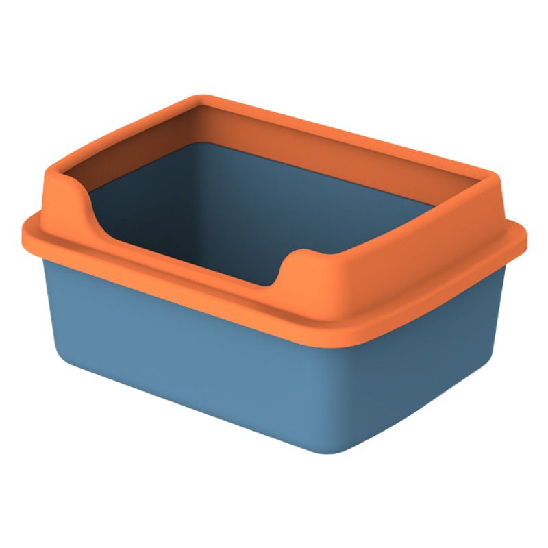 Caja de arena para gatos cuenca de gato grande inodoro de gato caja de arena para gatos desodorante gatito caja de arena interior gato inodoro suministros para gatos