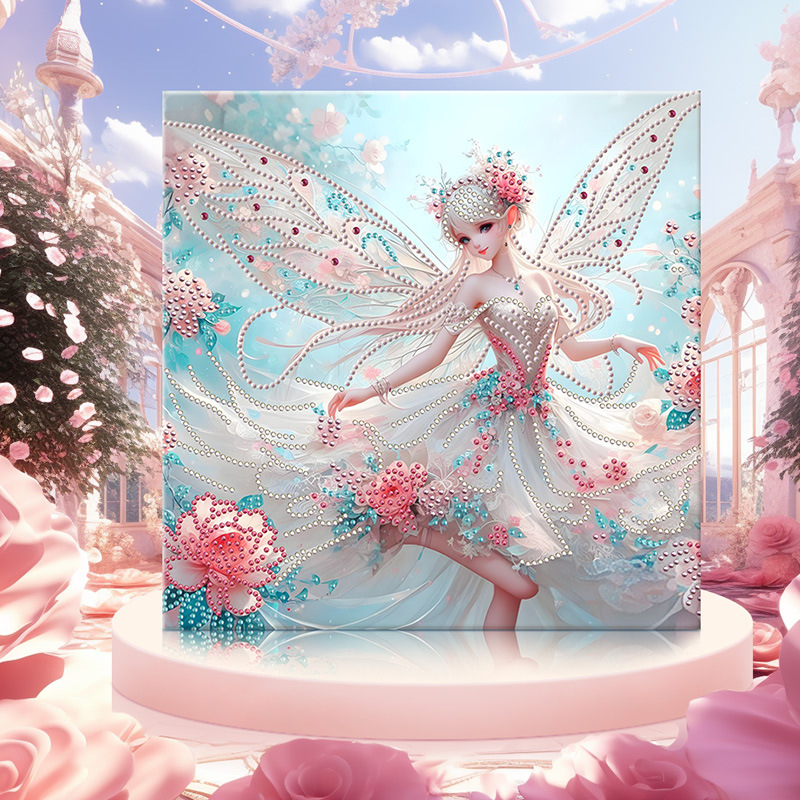 Va006 (30 * 30 cm + lienzo + marco trasero + paquete de materiales de herramientas)