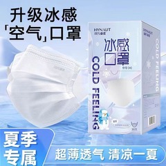 Haishi Hainuo アイスマスク 個別パック 夏用 薄手 通気性 使い捨て 日用品 アイスマスク クール