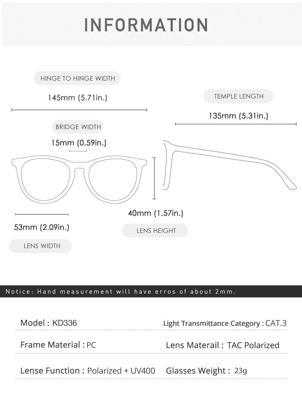 50g Weight Full Frame Glasses Structure Sunglasses Classification Tac, UV400 Protection Lens Material Round Frame Glasses Style Travel, Daily Occasion Solid Color Pattern Unisex Gender Casual Style Casual Solid Color Tac UV400 Protection Round Frame Full Frame Sports Sunglasses 2
