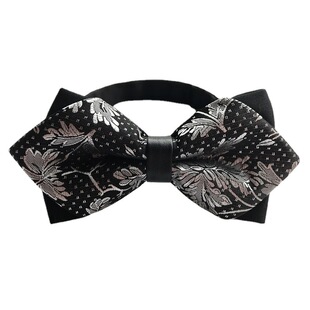2021 Dress British Style Plaid Double Pointed Bow Tie Men's Wedding Dress Bow Tie
