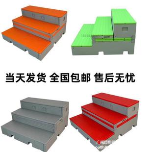 Foldable Plastic Choir Podium, Reversible and Mobile, Three-Layer Pe Choir Podium, Solid Wood Choir Conductor Podium, Portable Podium