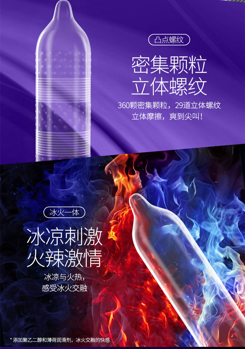 第六感避孕套超薄0.01安全套套持久装男用延时带刺情趣螺纹大