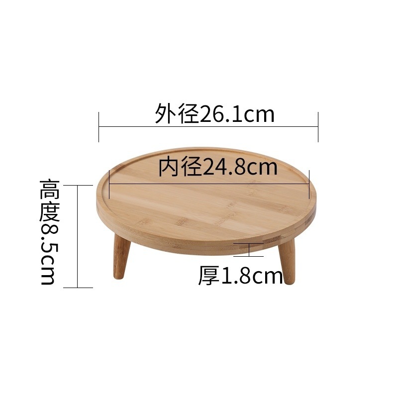Soporte de maceta, soporte de madera maciza, soporte de maceta, soporte de pecera, soporte de piso interior, decoración creativa de la Sala de estar