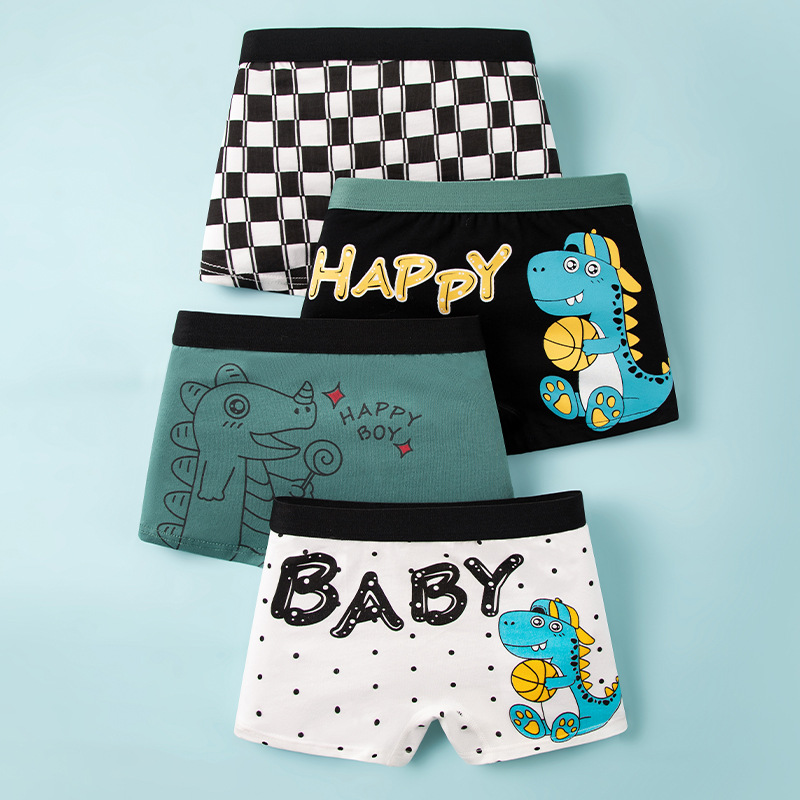 Ropa interior para niños pantalones cortos de boxeador para niños Clase de verano Pantalones cortos de boxeador de algodón puro al por mayor pantalones de adolescentes entrega de una sola pieza