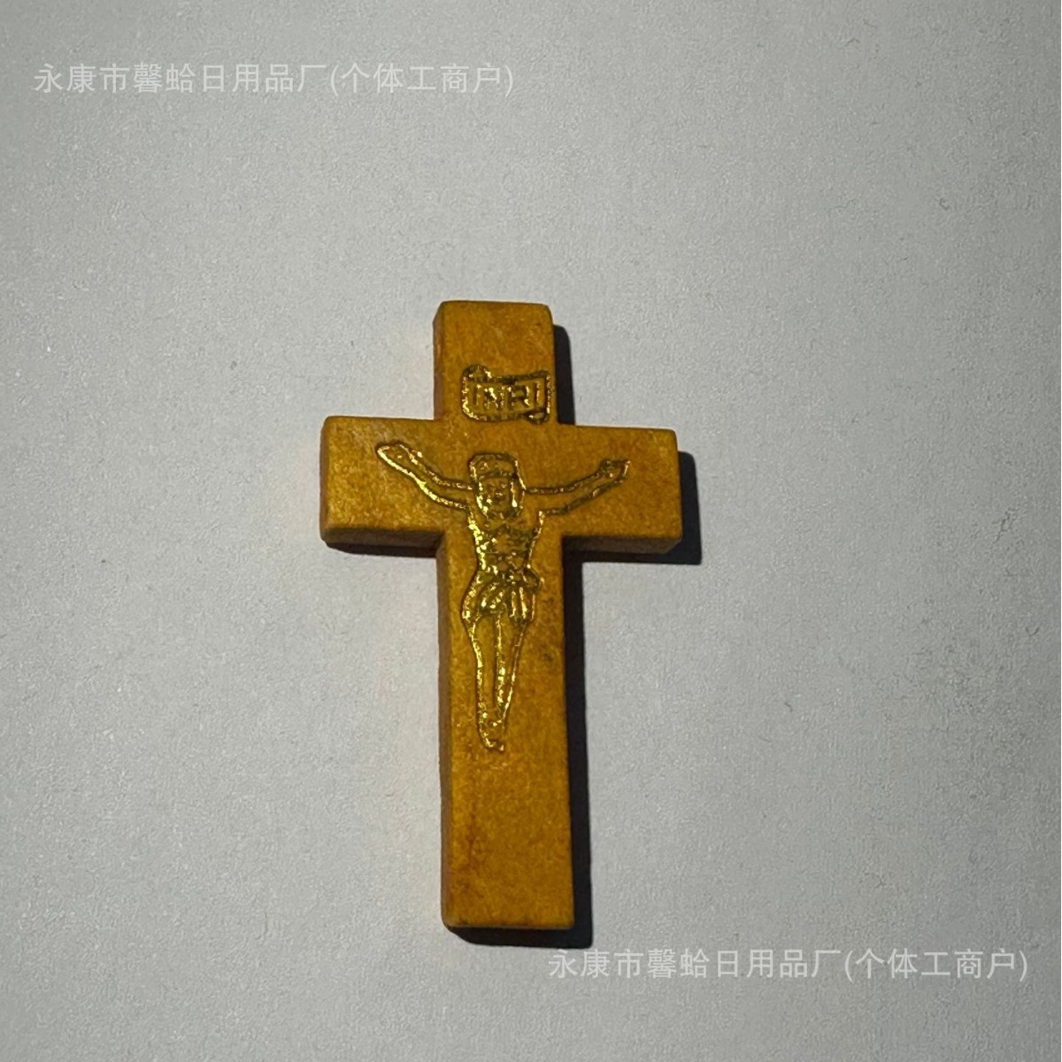 Cruz de madera Artesanía de madera Collar Colgante Accesorios Colgante