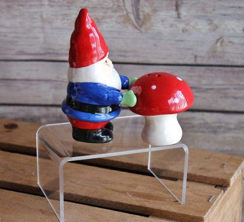 U型透明亚克力饰品展示架头饰手办玩具陈列架浴室厨房物品收纳架