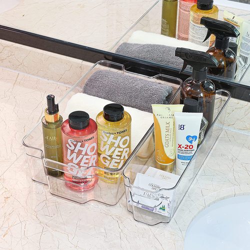 Cross-border kitchen refrigerator storage box best-selling set transparent PET box food and beverage organization storage box wholesale