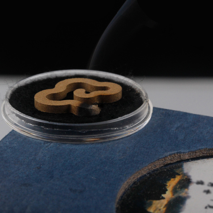 芽莊紅土沈香盤香室內熏香富森紅土無粘粉小盤香家用禮盒裝奇楠香