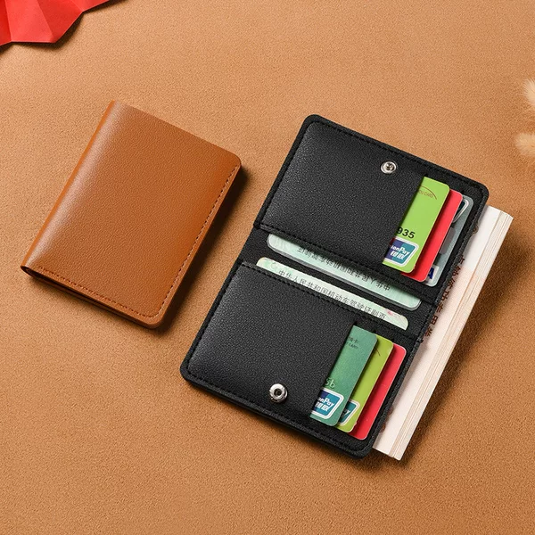 Women's Small Wallet Short 2026 New Simple Mini Wallet Card Holder Thin Foldableing Wallet Driver's License Cover