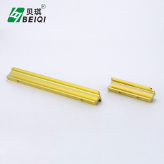 Factory Direct Supply Modern Minimalist Aluminum Door Handles for Wardrobes, TV Cabinets, Kitchen Cabinets, Black Furniture Hardware Pulls