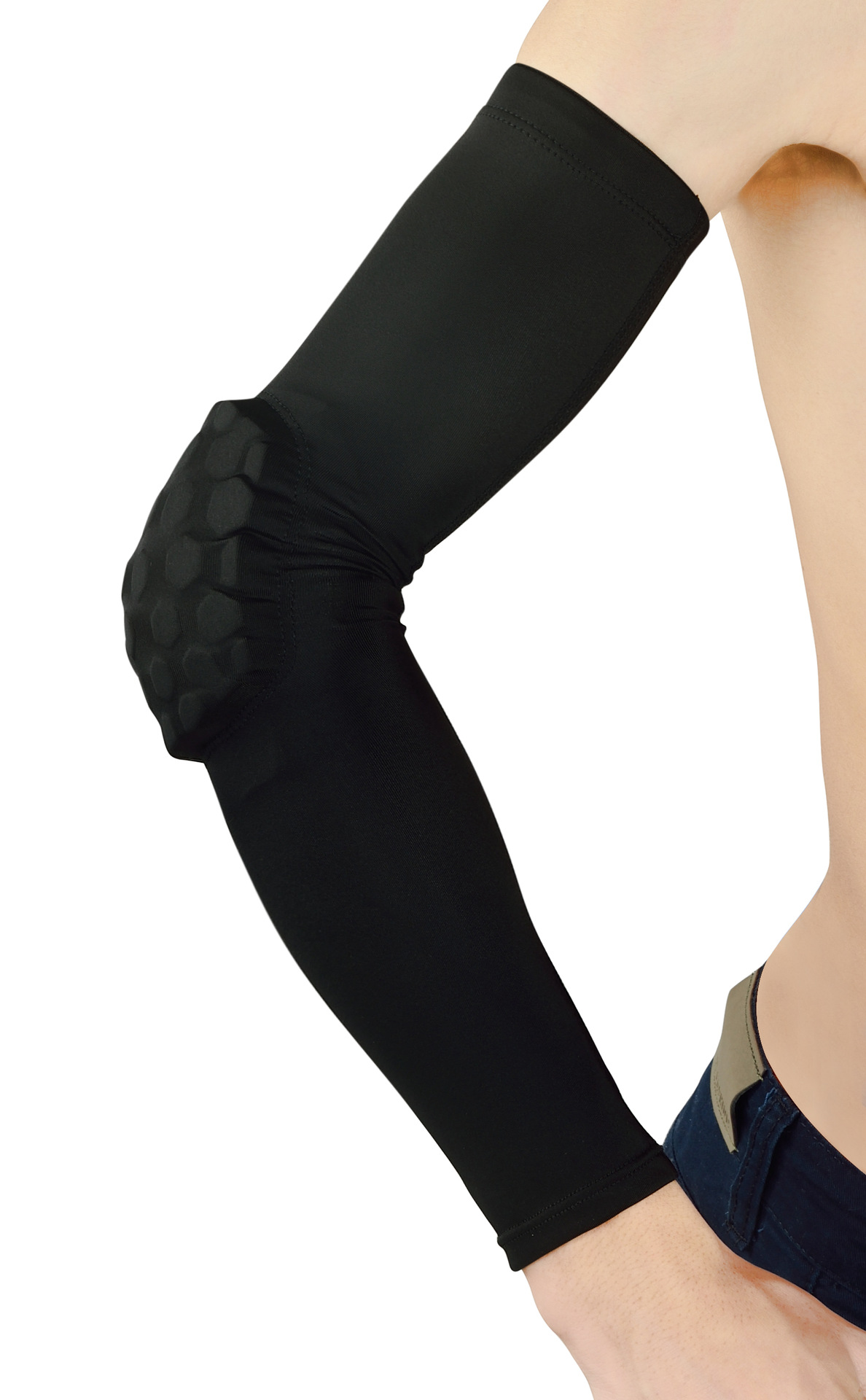 Menisci pierna protector cubierta panal rodilla pad baloncesto fútbol alto elástico transpirable pierna guardia correr ciclismo deportes equipo de protección