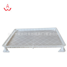 PP白色塑料网格盘注塑模具晾晒食品平铺托盘模具货架塑料托盘模具