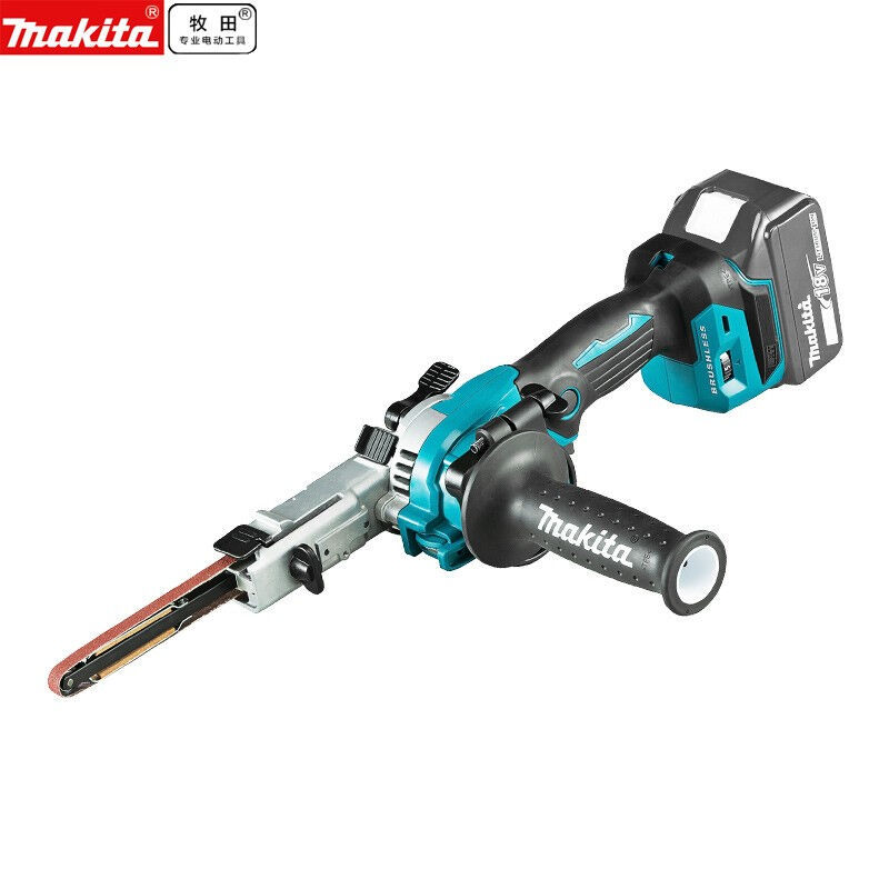 日本牧田(makita)充电带式砂光机18V锂电DBS180打磨机多功能可调