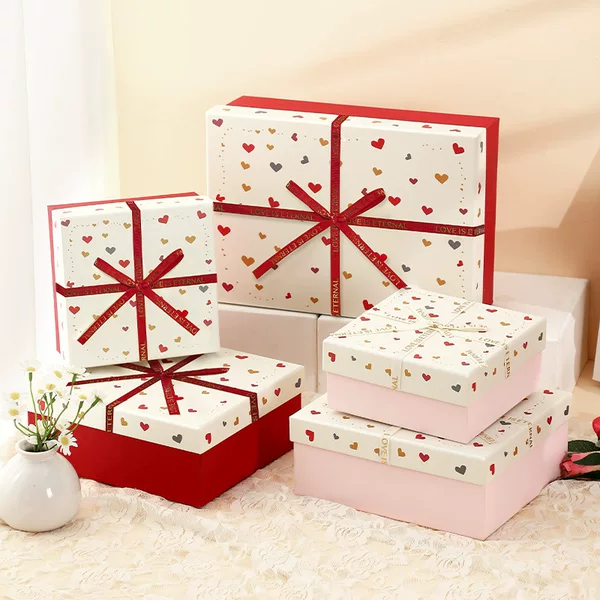New In-Stock Gift Box, Exquisite Girly Gift Box, Bow-Knot Gift Box, Gift Box for Girlfriend, Packaging Box Manufacturer