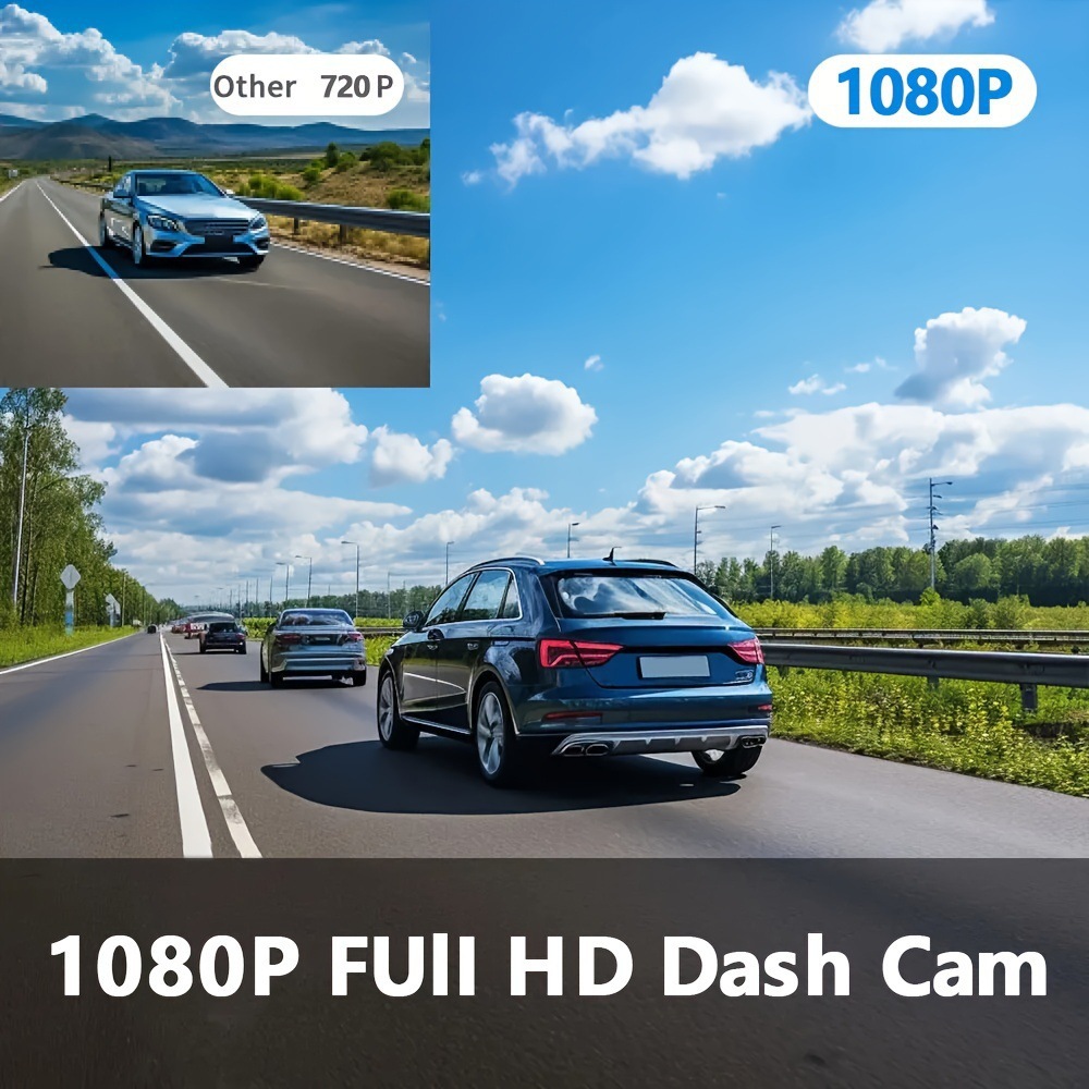 Fully compliant and passable for inspection, dual-lens wide-angle dash cam with 32GB card for in-car use, suitable for cross-border sales