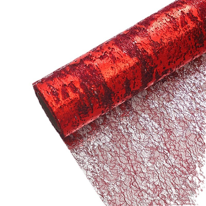 Siete colores cordier sequin hilo hilo de malla flor flor buquete envoltura hilo de flores material de embalaje de flores hechas a mano