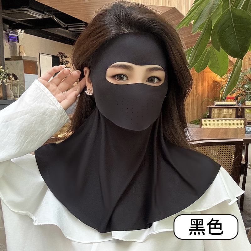 夏用フルフェイス日焼け止めマスク、紫外線防止日よけフェイスマスク、飲めるフェイシャルマスク、ネックプロテクションマスク|undefined