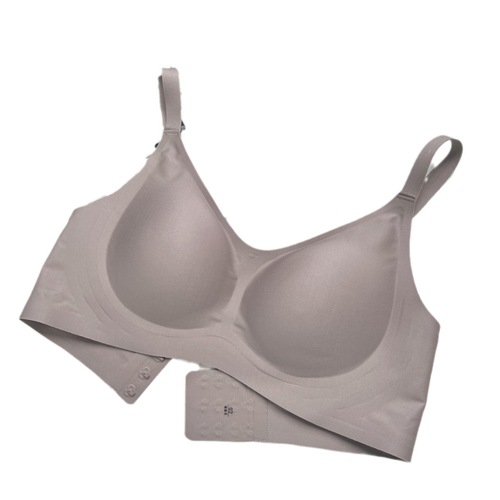 Spring/Summer Collection YX5510 Fixed-Cup Jelly-Strip No-Ring Sports Bra | Women's One-Piece Push-Up Seamless Bra