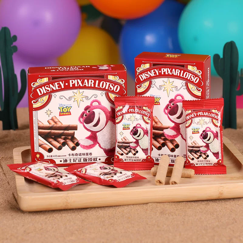 Snack (Disney·Pixar LOTSO) Cappuccino Egg Roll Cookies, gift pack 30–40 g