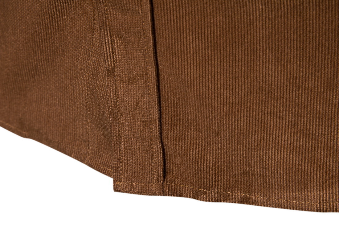 Camicia da uomo a maniche lunghe in velluto a coste casual_voghion.com
