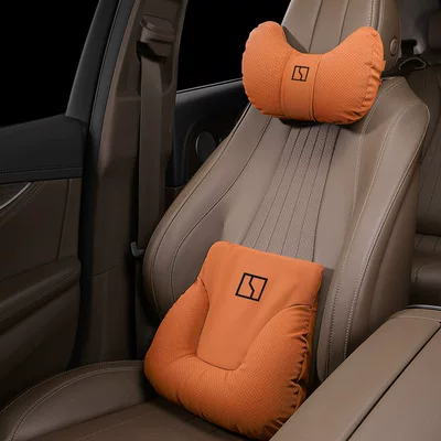 Headrest | for All Seasons - headrest-and-lumbar-support-emma-orange