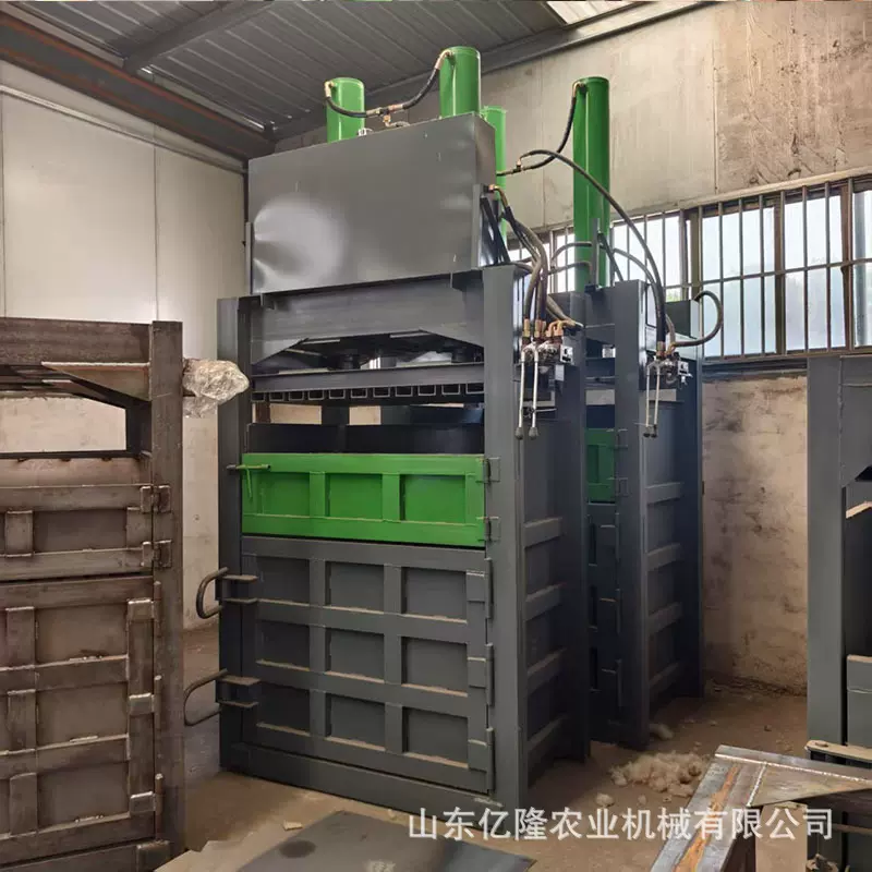 纸箱薄膜旧废品打包机 编织袋海绵薄膜压缩机 服装无纺布打包机