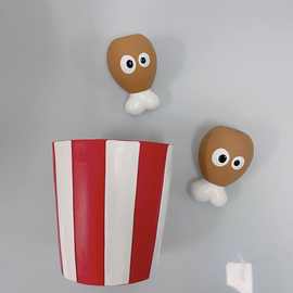 亚马逊乳胶宠物玩具  发声狗玩具 鸡腿