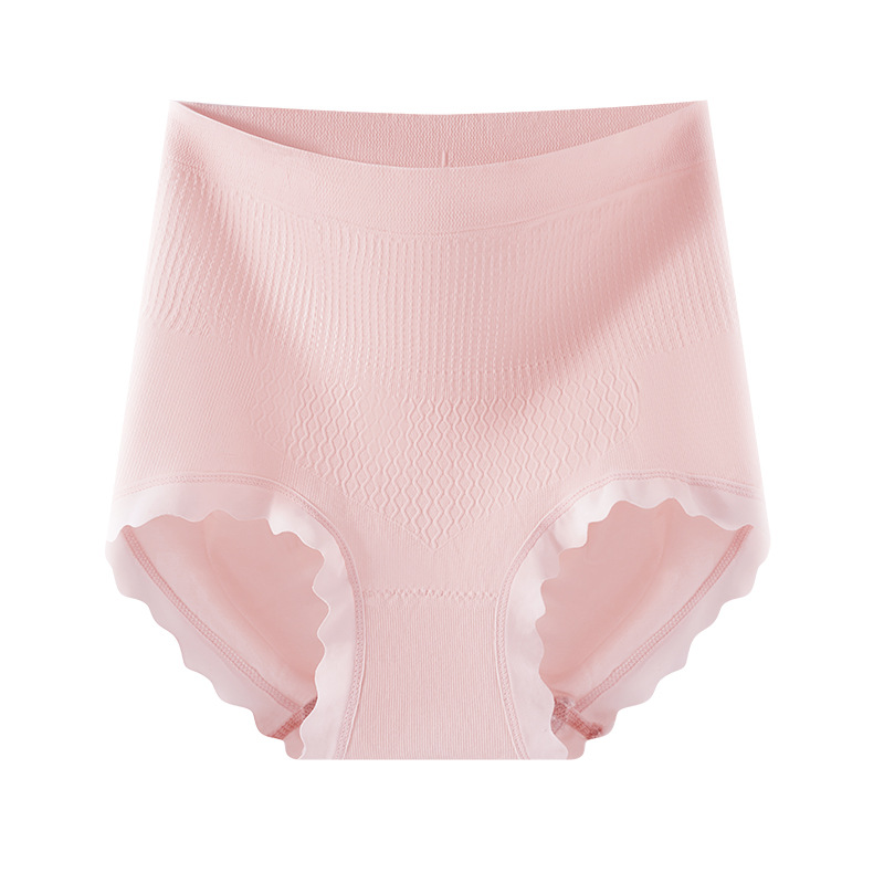 Bragas de cintura alta para mujer entrepierna de algodón puro 10A entrepierna antibacteriana talla grande barriga pantalones cortos de barriga calzoncillos para mujer