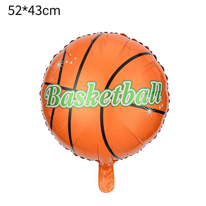 Globos de fútbol americano de 18 pulgadas, rugby, baloncesto, guantes de béisbol, decoraciones de globos de aluminio con temática deportiva de golf. image 21