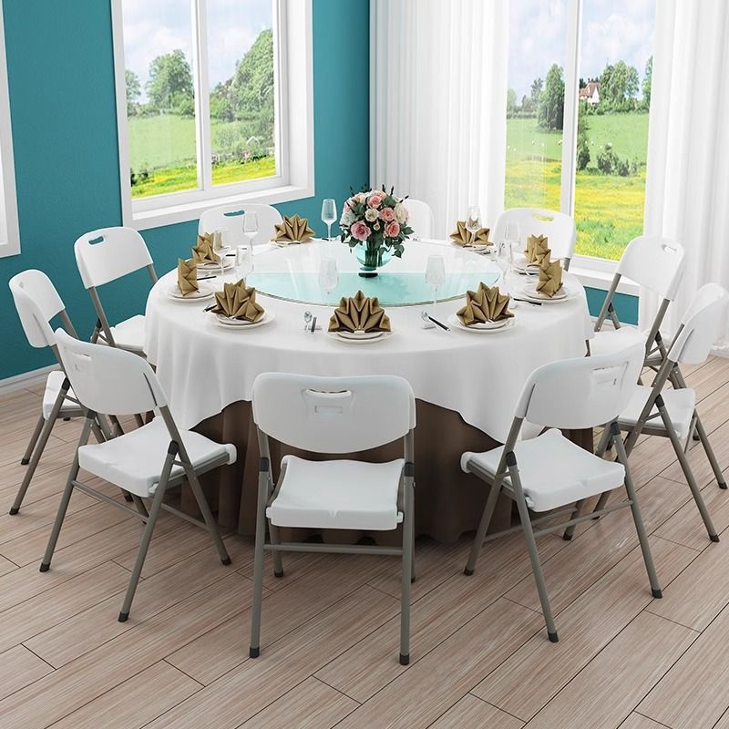 zsr folding round table home dining table large round desktop simple home 10-person round dining table small apartment dining small