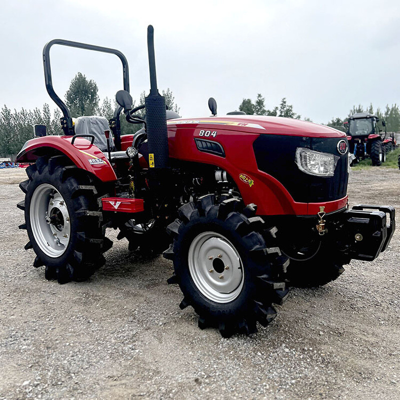 中国洛阳804农用四轮拖拉机 水旱两用旋耕耙施肥开沟四驱拖拉机