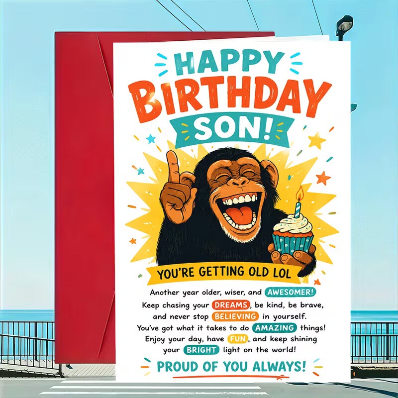 TEMU Cross-Border High School Graduation First Day of School Greeting Card High School Student Encouragement Gift Back-to-School Celebration Greeting Card