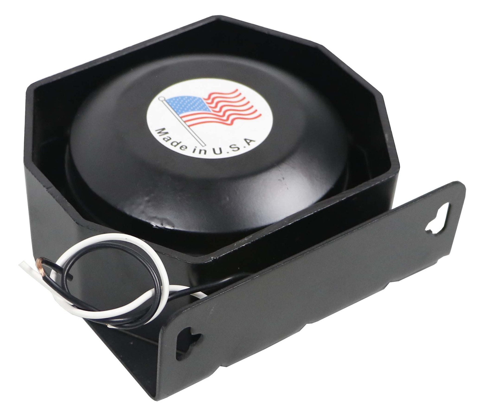 Cross-border 12V car alarm speaker 200W high-pitched loudspeaker siren speaker ultra-thin design octagonal speaker