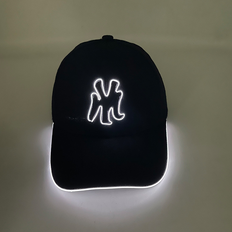 Gorra de béisbol luminosa LED deportes al aire libre gorras luminosas Festival de música Bar Bengdi Festival Show Gorras luminosas