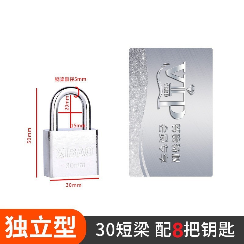 Cerradura de llave pequeña cerradura doméstica antirrobo cerradura de dormitorio de estudiantes cerradura de puerta cerradura