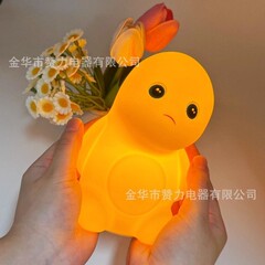 网红爆款奶龙硅胶拍拍小夜灯摆件随便拍/捏 不变形护眼起夜拍拍灯