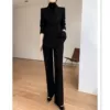 Classic black cloth, trousers