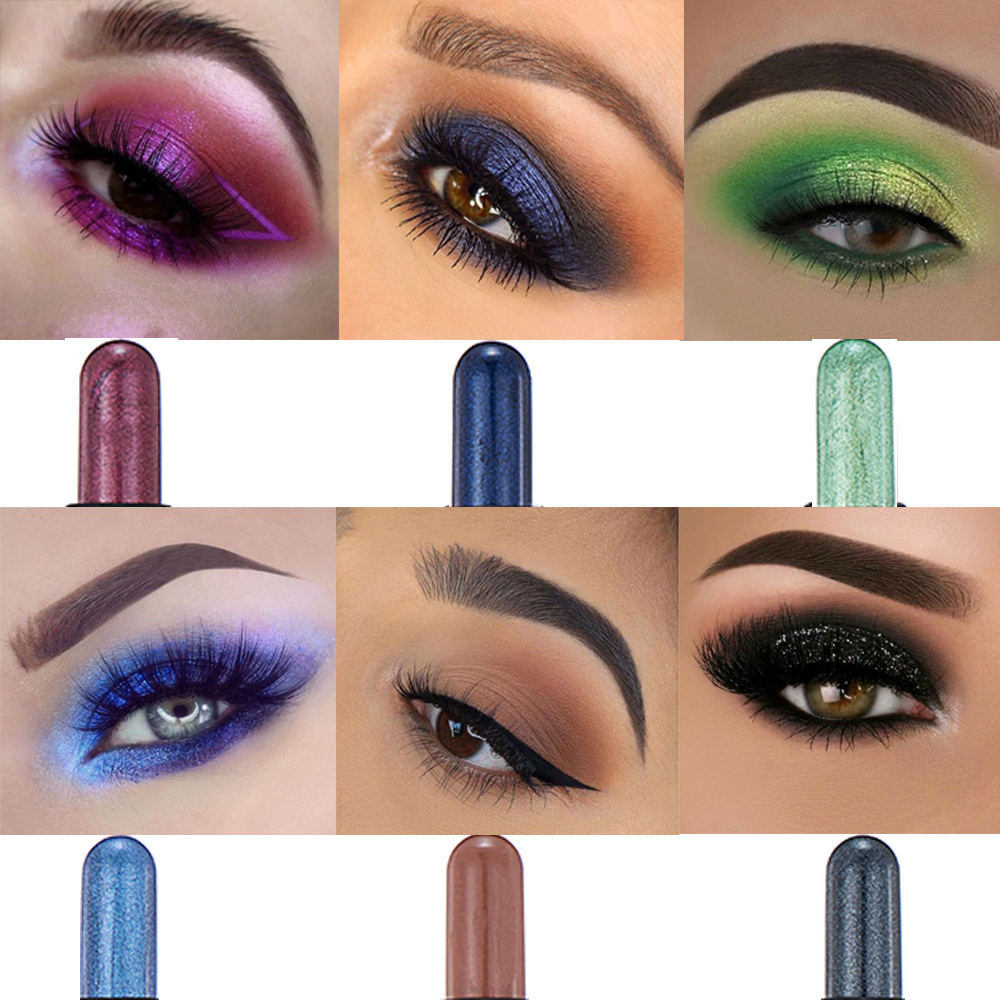 ENGBO Foreign Trade Double-tipped eyeshadow Pen Amazon Best-selling Eyeshadow Pen Set Long-lasting pearlescent Cross-border Eyeshadow undefined
