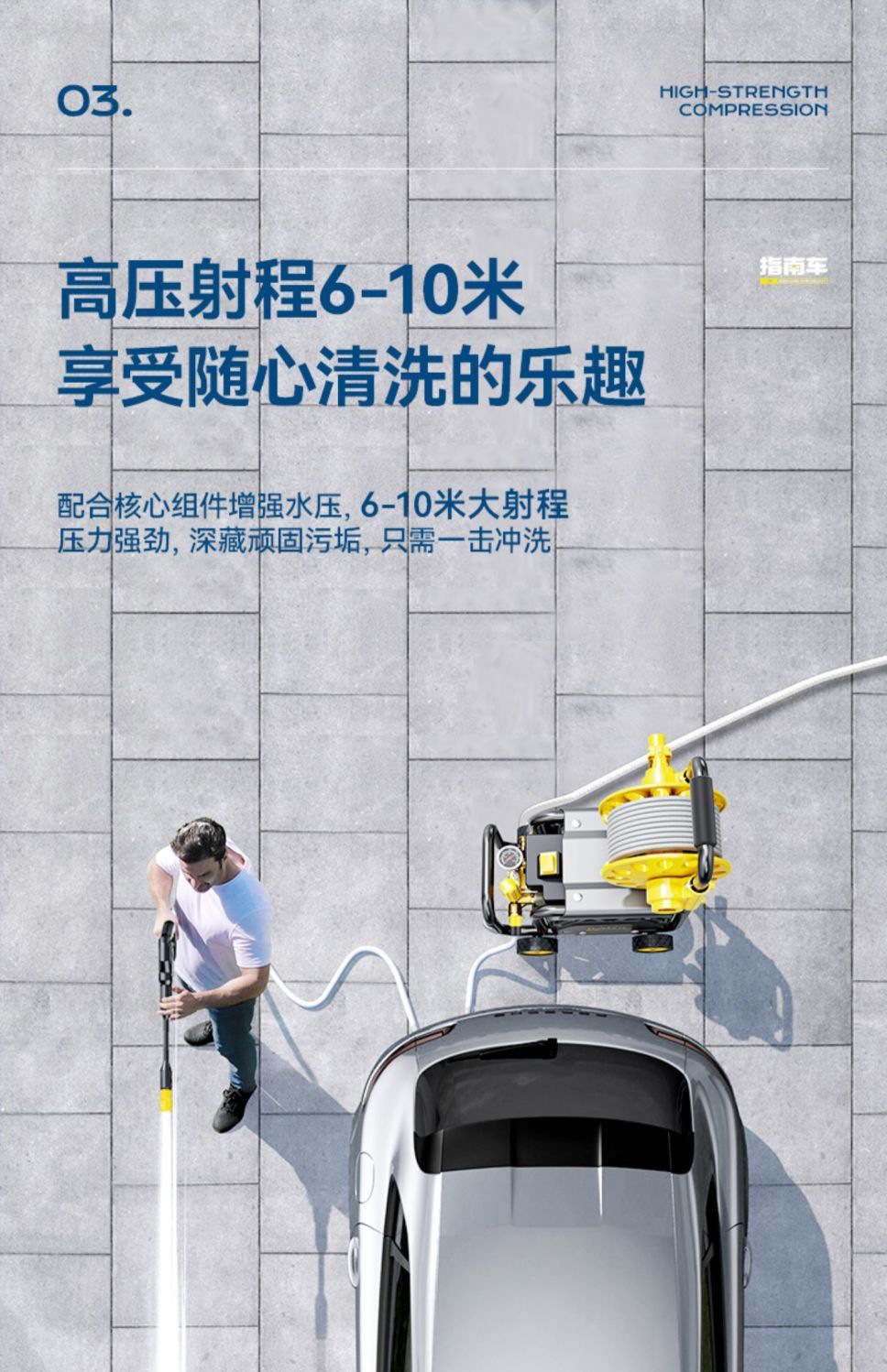 High-Pressure Car Washing Machine Tool, High-Pressure Water Pump for Home Use, 220V High-Power Car Washing Water Gun, Floor Cleaning Motor
