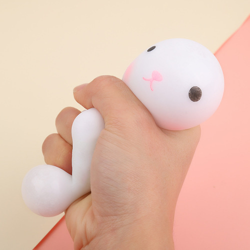 Lasha rabbit pinchle creative flour animal vent ball decompression artifact slow rebound children's small toys wholesale